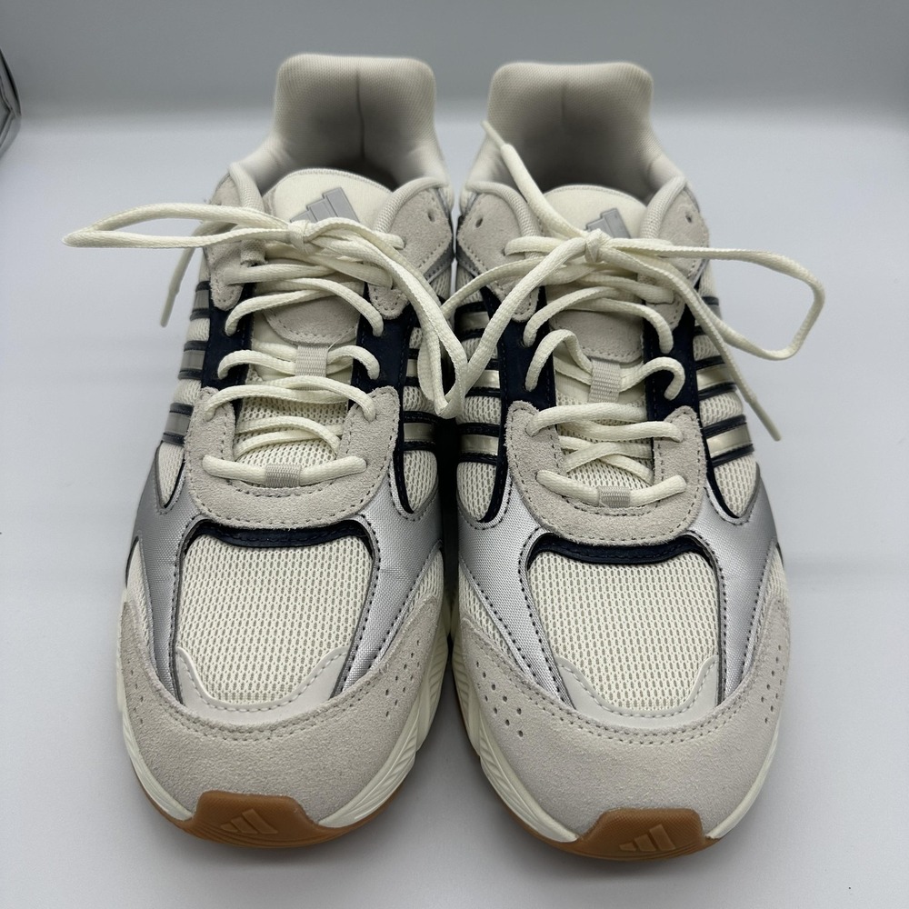 Adidas Shoes Mens Size 11.5 White Navy Silver Cloudfoam Comfort Retro IG4351